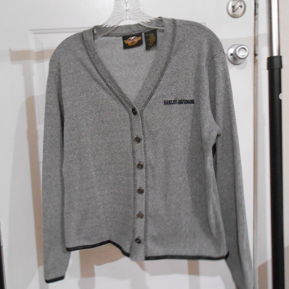 Harley-Davidson Ladies Button Down Cardigan